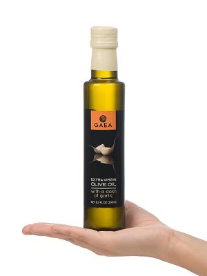 Extra natives Olivenöl mit Knoblauch aus Agrinio "Gaea" 250ml size