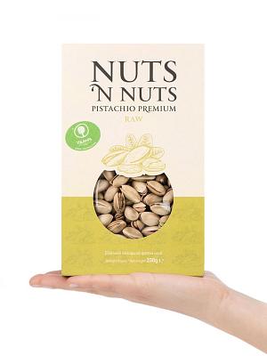 Greek raw unsalted pistachios from Attica "Nuts 'n Nuts" 230g size