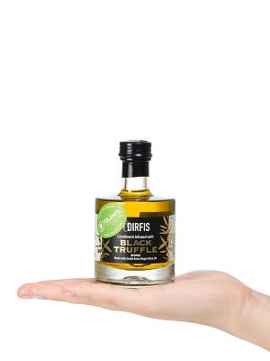 Olive oil Infused with black truffle "Dirfys" 3.3fl.oz size