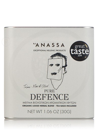 «Pure Defence» organic herbal blend from Attica “Anassa” 1.4oz