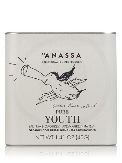 «Pure Youth» organic herbal blend from Attica “Anassa” 1.4oz