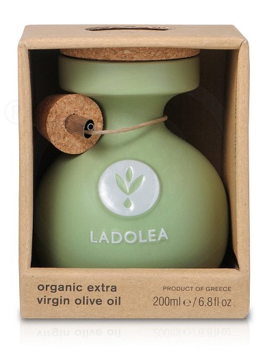 Corinthian organic extra virgin olive oil "Ladolea" 6.8fl.oz