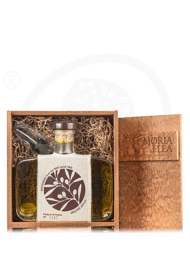 Extra virgin olive oil gift box "Moria Elea Deluxe" 16.9fl.oz