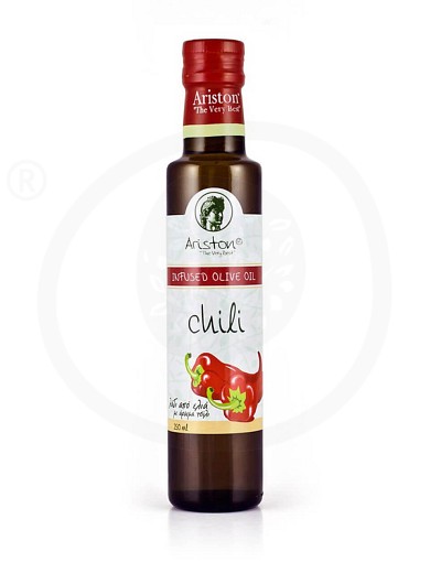Extra virgin olive oil with chili "Ariston" 8.45fl.oz