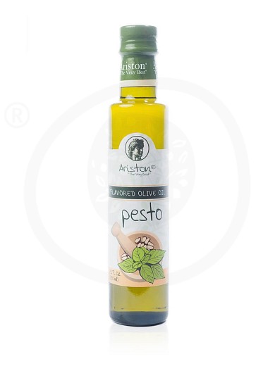 Extra virgin olive oil with pesto "Ariston" 8.45fl.oz