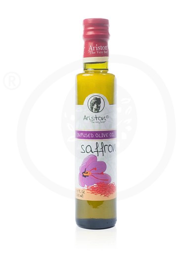 Extra virgin olive oil with saffron "Ariston" 8.45fl.oz