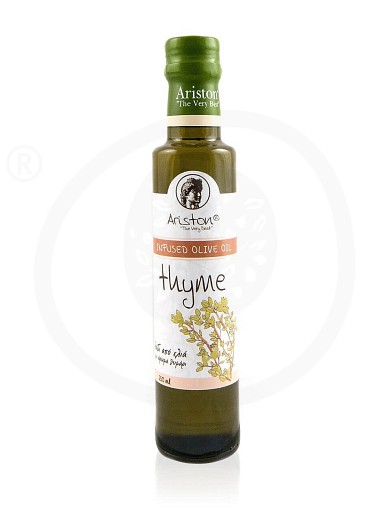 Extra virgin olive oil with thyme "Ariston" 8.45fl.oz