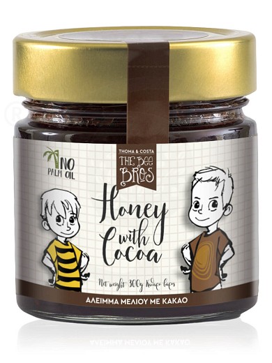 Gluten & sugar-free honey spread with cacao, from Evia «The Bee Bros» "Stayia Farm" 10.6oz
