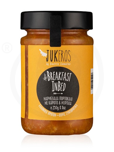 Orange marmalade with cranberry & carrot «Breakfast in bed», from Attica "Jukeros" 8.2oz