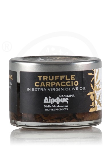 Truffle carpaccio in extra virgin olive oil from Evia "Dirfis" 1.6oz