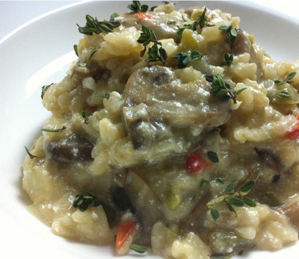 Risotto with wild mushrooms