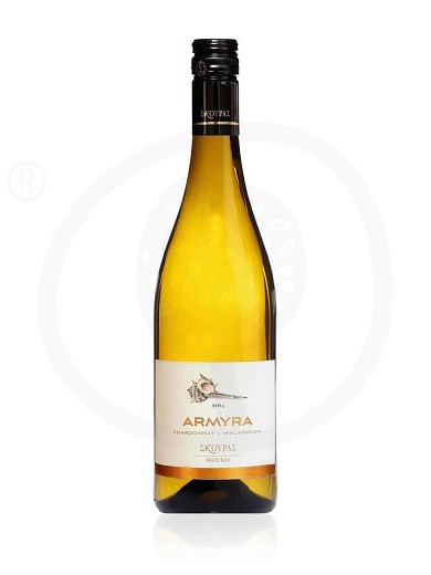 Chardonnay - Μαλαγουζιά «Αρμύρα» Π.Γ.Ε Πελοπόννησος "Σκούρας" Οίνος Λευκός Ξηρός 750ml