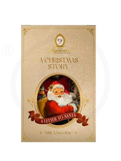 Χριστουγεννιάτικη σοκολάτα γάλακτος «A Christmas Story», Θεσσαλονίκης "Laurence" 80g 