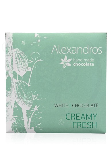Χειροποίητη λευκή σοκολάτα "Alexandros" 35g