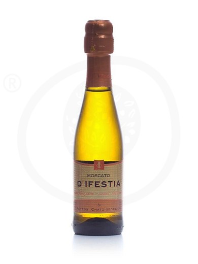 Moscato «d' Ifestia» "Κτήμα Χατζηγεωργίου" Αφρώδης Λευκός Οίνος 200ml