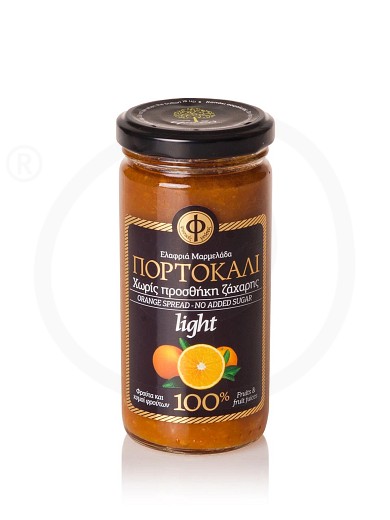 Αυθεντική μαρμελάδα πορτοκάλι χωρίς ζάχαρη "Γεωδή" 270g