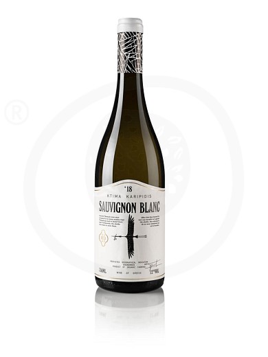 Sauvignon Blanc "Κτήμα Καριπίδης" Βιολογικός Οίνος Λευκός Ξηρός 750ml