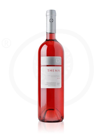 «Thema» Π.Γ.Ε. Δράμα "Κτήμα Παυλίδη" ροζέ οίνος 750ml