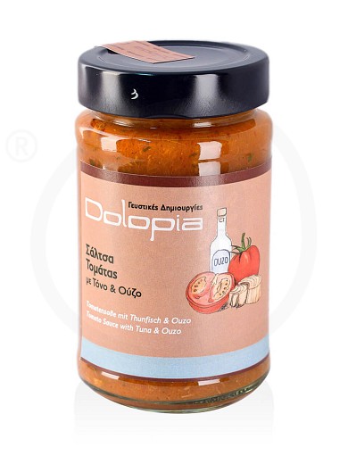 Σάλτσα τομάτας με τόνο & ούζο, Φθιώτιδας "Dolopia" 250g