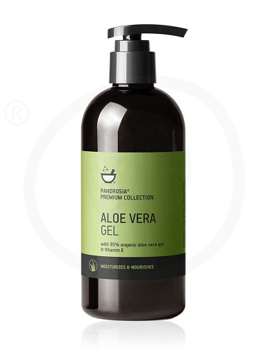 Aloe vera gel with 95% organic aloe vera gel & vitamin E «Premium Collection», from Kos "Pandrosia" 250ml