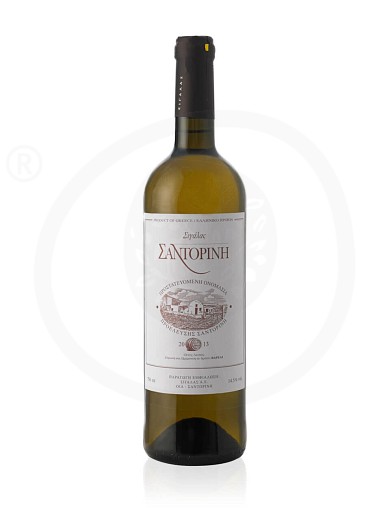 Assyrtiko P.D.O «Santorini» Barrel "Domaine Sigalas" Dry White Wine 750ml