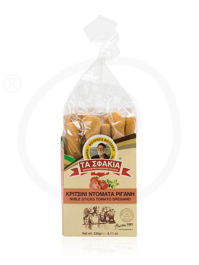 Breadsticks with tomato & oregano «Ta Sfakia», from Crete "Votzakis Bakery" 230g