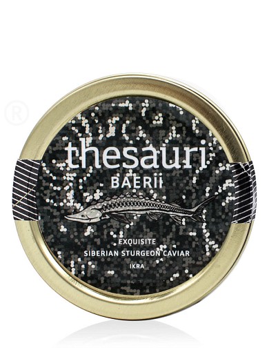 Caviar Baerii «Exquisite Ikra» "Thesauri" 50g