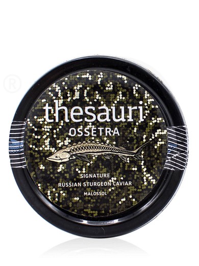 Caviar Ossetra «Signature Malossol» "Thesauri" 30g