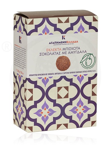 Eclectic chocolate cookies with almonds from Attica "Dear Greece" 200g