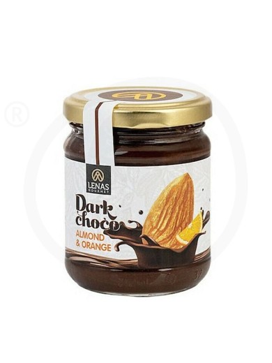 Gluten free dark chocolate & almond spread with orange from Korinthia "Lena's Gourmet" 190g 