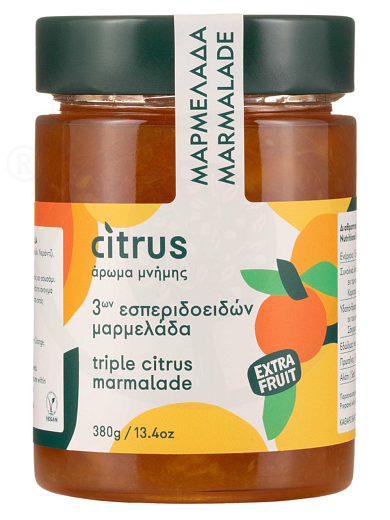 Handmade jam with three citrus fruits from Chios "Citrus" 380g