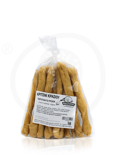 Handmade wine breadsticks from Attica "Mastoras" 150g