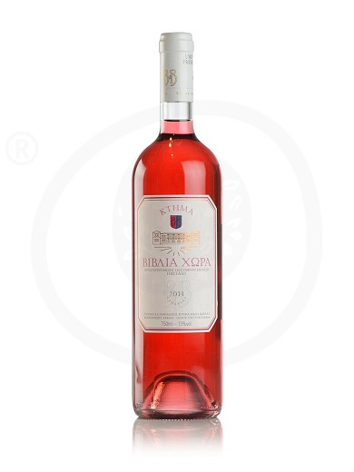 "Ktima Biblia Chora" Regional rose wine of Pangeon 750ml