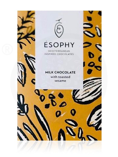 Milk chocolate with toasted sesame "Ésophy" 50g