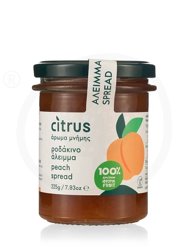 No added sugar peach spread from Chios "Citrus" 250g