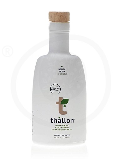 Organic early harvest olive oil «Health Claim» from Chalkidiki "Thallon" 350ml