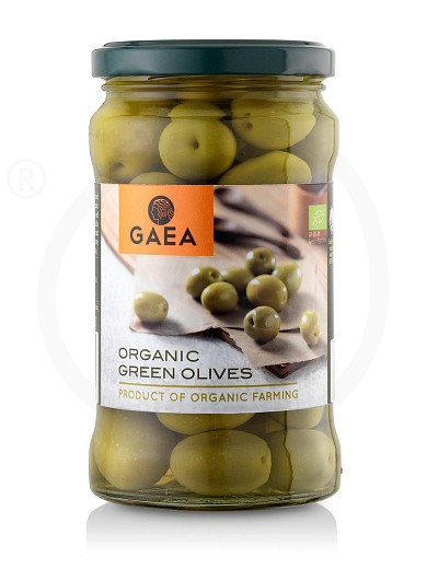 Organic green olives from Chalkidiki "Gaea" 300g
