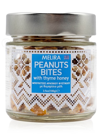 Peanut bites with thyme honey, from Attica "Melira" 100g