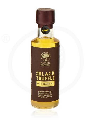 Sesame oil with black truffle from Thessaloniki "Nature Blessed" 100ml
