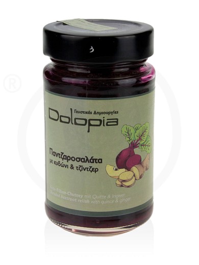 Shreded beetroot relish with quince & ginger from Fthiotida "Dolopia" 260g 