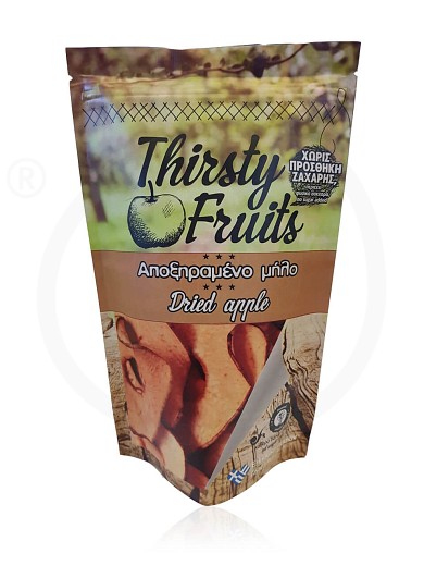 Sugar-free sliced sun-dried apple from Xylokastro "Thirsty Fruits" 35g