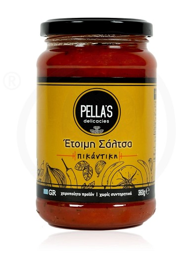 Spicy tomato sauce from Pella "Pella's Delicacies" 360g