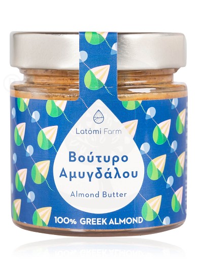 Sugar-free almond butter from Kilkis "Latomi Farm" 210g