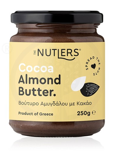 Sugar-free almond butter with cocoa & honey from Volos "The Nutlers" 250g