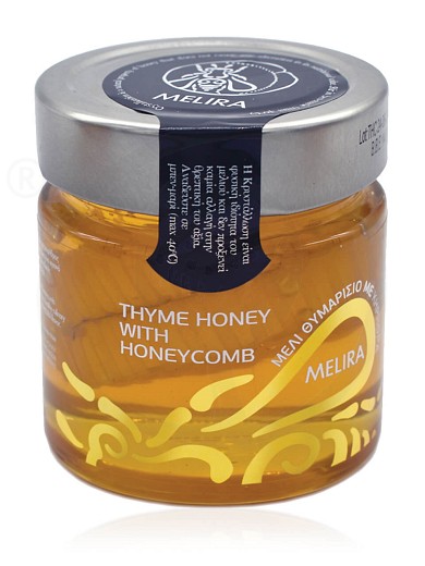 Thyme honey with honeycomb, from Attica "Melira" 280g
