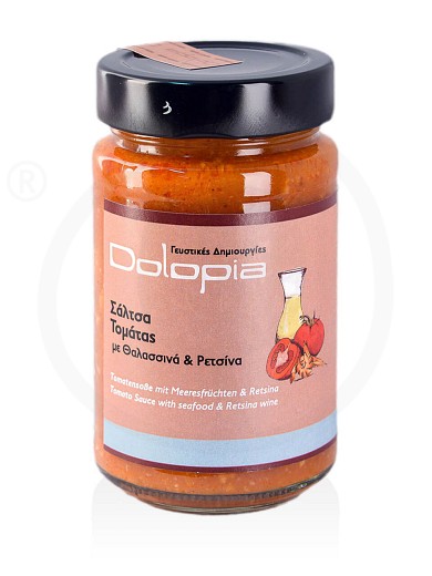 Tomato sauce with seafood & retsina, from Fthiotida "Dolopia" 250g