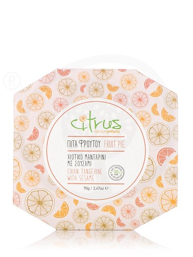 Traditional tangerine & sesame pie from Chios "Citrus" 70g