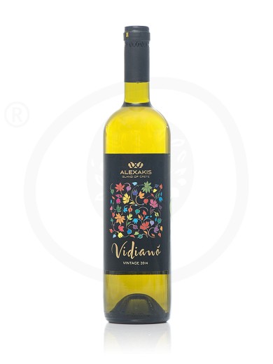 Vidiano P.G.I. Crete "Alexakis Winery"  white dry wine 750ml 