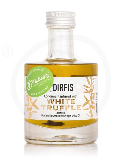 Extra virgin olive oil infused with white truffle, from Evia "Dirfis" 100ml 