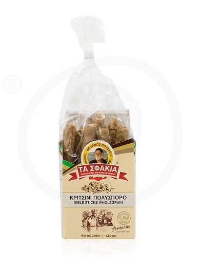 Wholegrain breadsticks «Ta Sfakia» from Crete "Votzakis Bakery" 250g